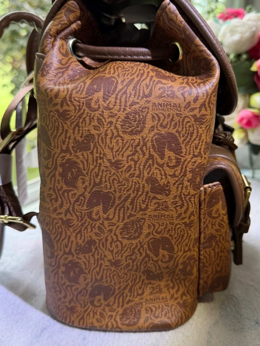 NWT Disney Parks Animal Kingdom 25th Anniversary Luongfly Mini Backpack